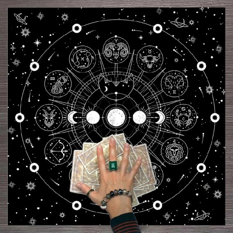Table Cover Oracles Game Mat Square Shape Pendulums Altar Table Cloth