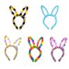 LED-Hasen-Stirnband Blinklicht Hasen-Haarreif Kopfschmuck Mädchen Süßes Plüsch-Haarband LED-Leuchtendes Kopfschmuck
