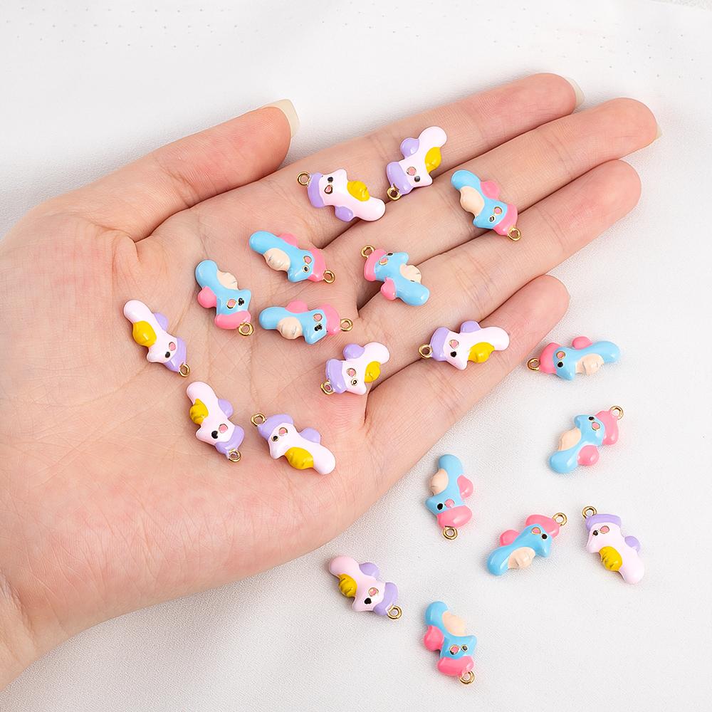2pcs 10pcs Stainless Steel Pendant Cute Mushroom Fruit Seahorse Charms for DIY Bracelet Jewelry Making Necklce Keychain Earrings