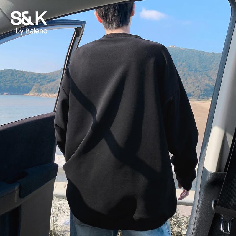 Baleno S&K Men's Solid Raglan Sweatshirt