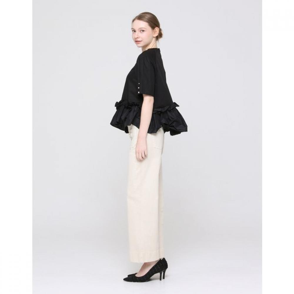 Son Jung Wan Women Lace Shirring Blouse Zbl6262341
