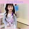 Kuromi Cinnamoroll Melody Pattern Cartoon Childrens Chest Bag With Polyester Material For Kids Outings