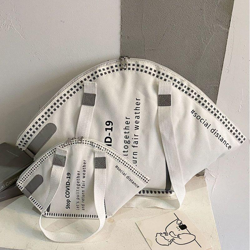 Fashionable Creative Mask Design Handbag With Spacious Capacity For Trendy Shoppers