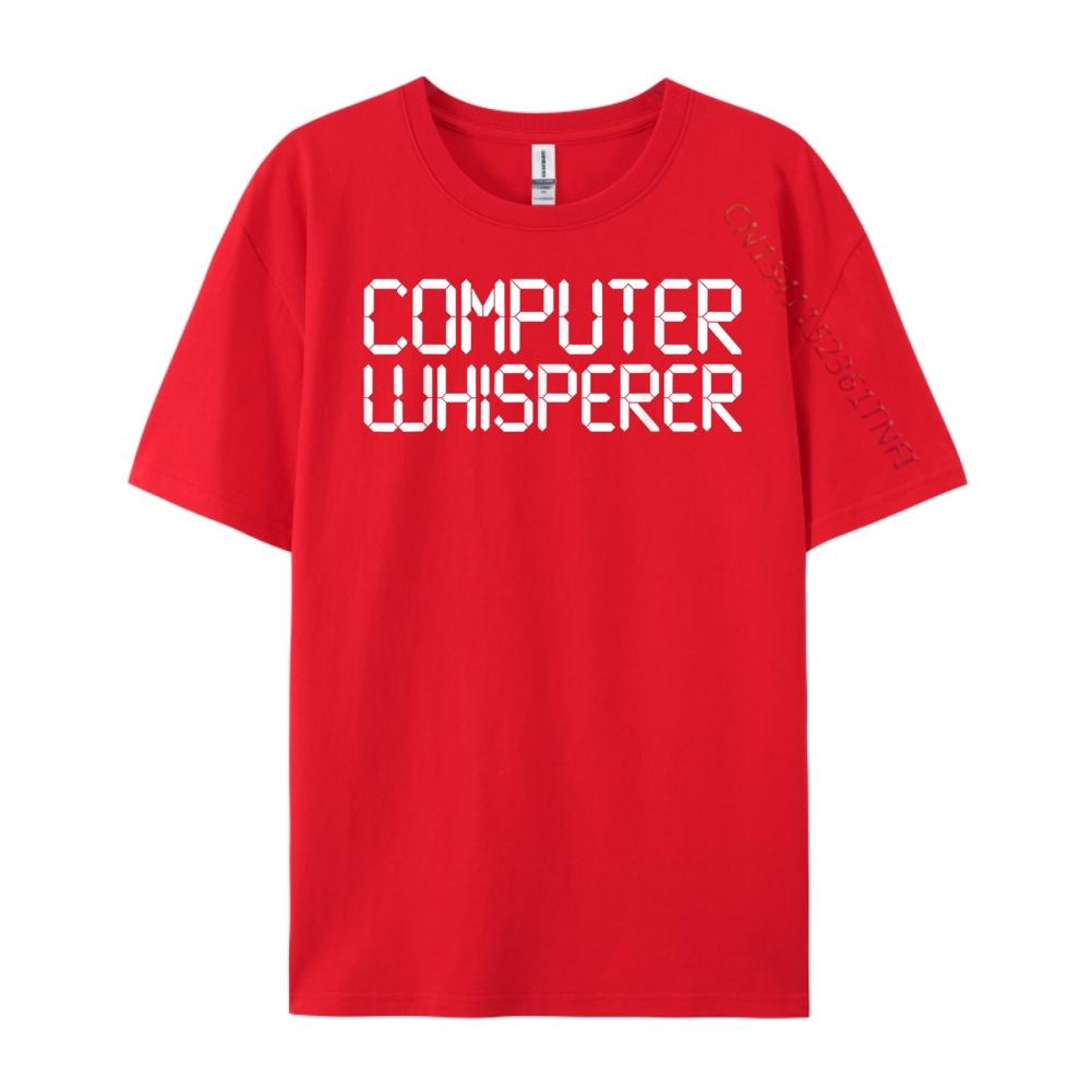Funny It Nerd Computer Whisperer Genius Laptop Lover Fashion T Shirt Men Anime T Shirts Graphic Tee Shirt S