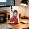 Cristiano Ronaldo Phone Case Black Silicone Soft For Samsung S25,S24,S21,S22,S23,S30,Ultra,S20,Plus,Fe,Lite