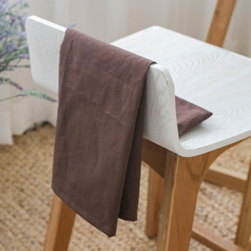 Brown Cotton Linen Kitchen Cloth Table Mat S