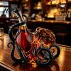 Sea Creature Wine Decanter 3D Octopus Whiskey Decanter Nautical Art Collectible Bottle 350ml Glass Decorative Spirits Bottle Liquor Home Bar