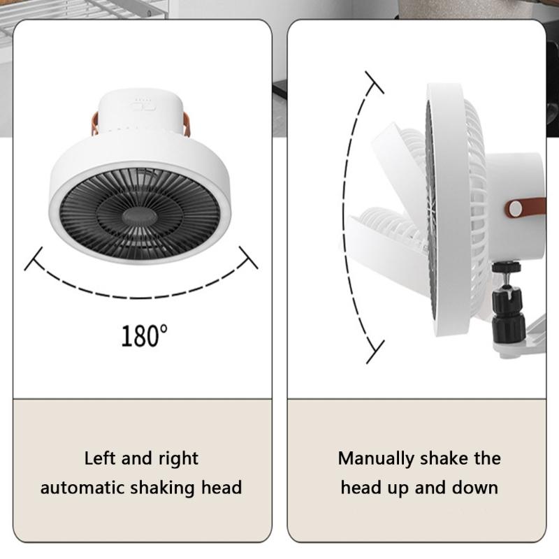 Multi Function Oscillating Wall Fan Easy Installation Strong Wind Power Desktop Fan Cooling Device for Home Use
