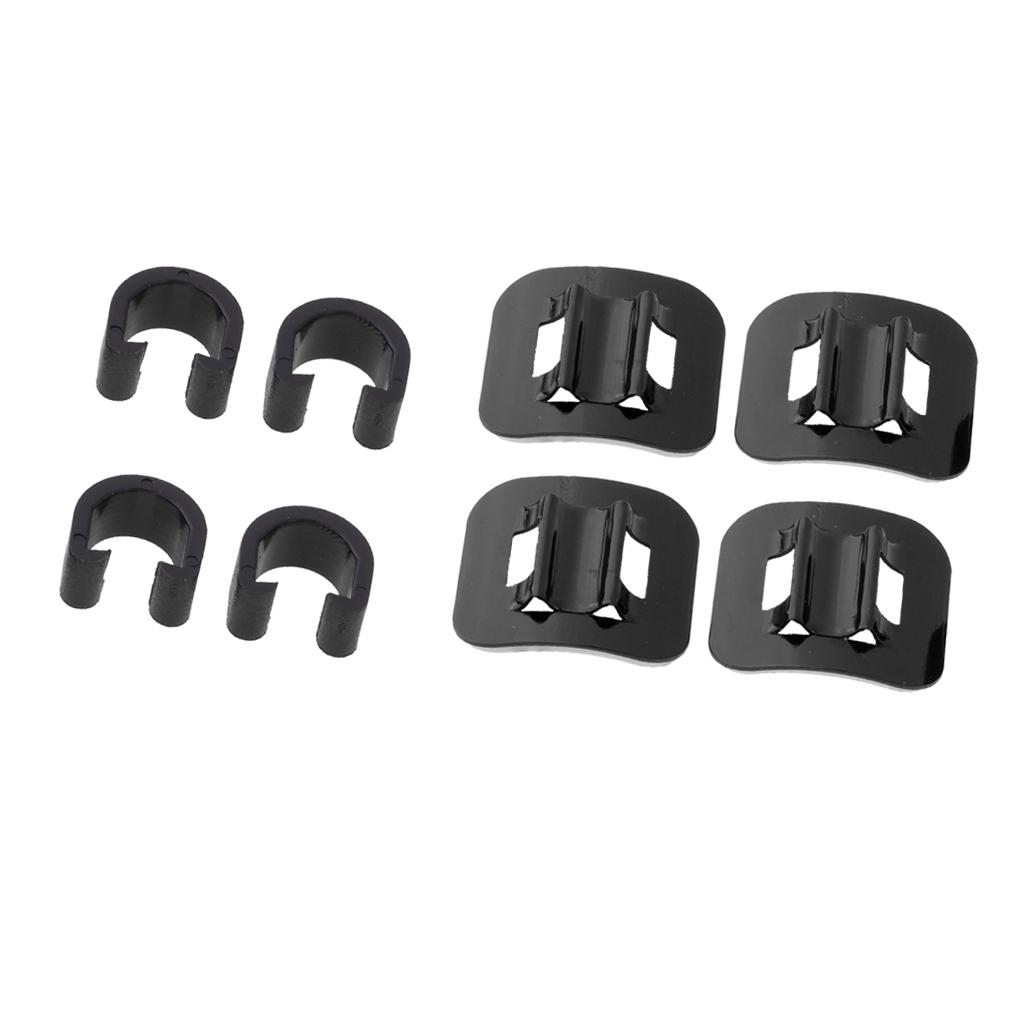 Buy 4pcs/pack Bicycle Brake Line Fixing Clip Mountain Bike Wire Holder