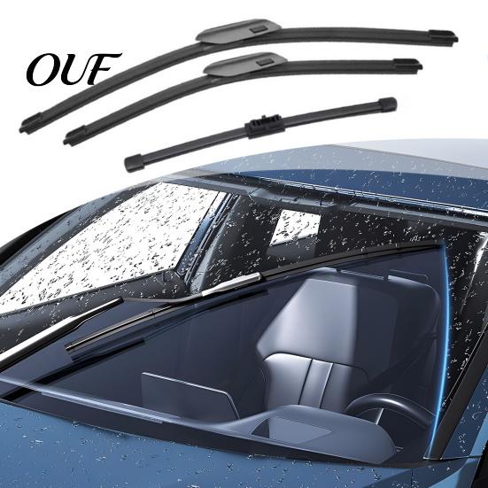 Windshield Wiper Blades 10/19/24 Inch Set for Haval H6 2021-2022, 2Pcs Front Wipers Car Window Cleaning & 1Pc Rear Wiper, Beamless Quiet Direct