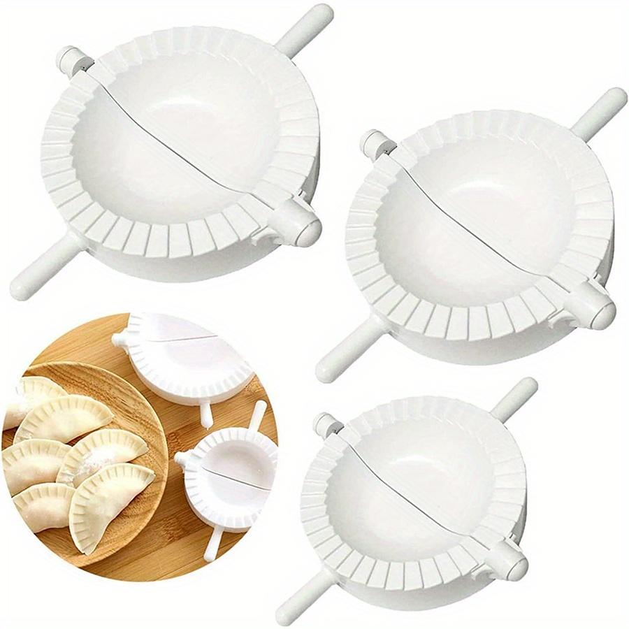 3pcs Ravioli Dumpling Maker Manual Chinese Dumpling Pie Ravioli Maker Mold Cutter Gyoza Empanada Mould Pastry Dough Press JXB