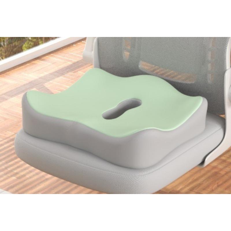 Подушка сиденья с эффектом памяти для офисного кресла и автомобиля - Ортопедический комфорт для копчика, облегчение боли в спине, поддержка при длительном сидении 40*37