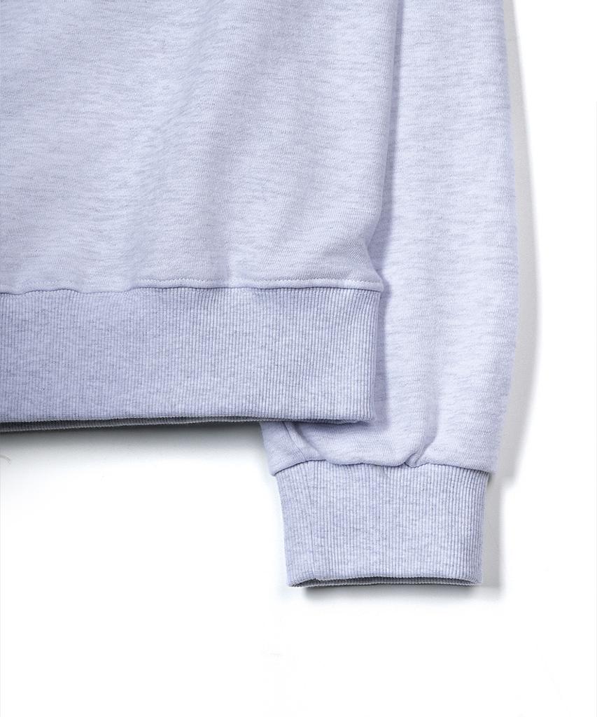 ESN Ensconce Graphic Oversized Sweatshirt White Melange