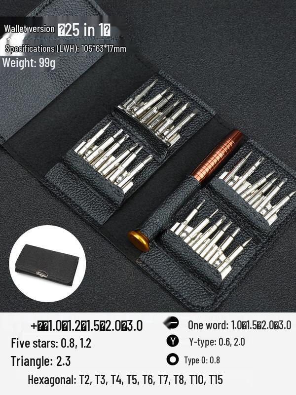 Professional 25-in-1 Precision Screwdriver Set
