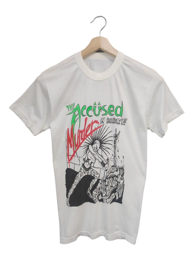 Vintage 80s The Accused In Concert Shirt the Accused Murder In Berkeley Punk The Accused Concert Tour Vintage 90s T Shirt Sz Small