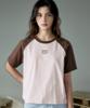 HYPERREET Women'S Ghost Club Raglan Short Sleeve T-Shirt [Baby Pink]_Hg2Ts573