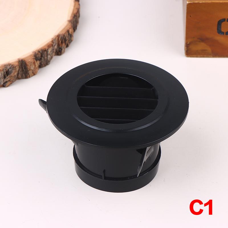 4 Shapes Availables 75/100/125Mm Round Ducting Ventilation Cover Air Vent Extract Valve Grille Air Circulation Vents Cover