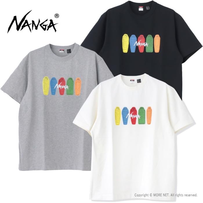 NANGA Men's Eco-H SB PT Short Sleeve T-Shirt, White, Size L, N2500-1M023Z