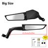 For Yamaha FZ6 FZ-6 FZ6N FZ6S FAZER Motorcycle Wind Wing Side Rearview Mirror Adjustable Rotating Motorbike Accessories