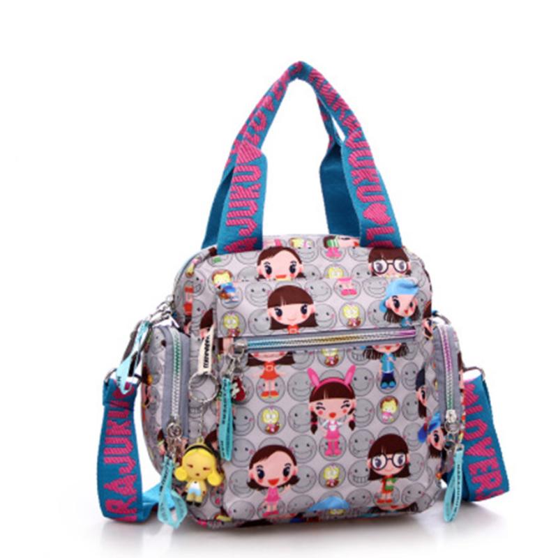 Geantă de umăr pentru femeie nouă, culoare bomboană, 2024, geantă de cowboy, drăguță, fată, Harajuku, geantă de mână pentru copii, geantă multifuncțională din pânză Oxford