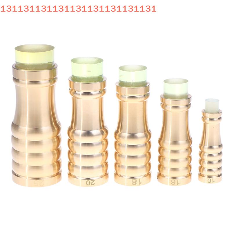 One 10/16/18/20/25 Brass Cane Tip with Non-Slip Rubber Footpad for Walking Stick Chair Leg Replacement