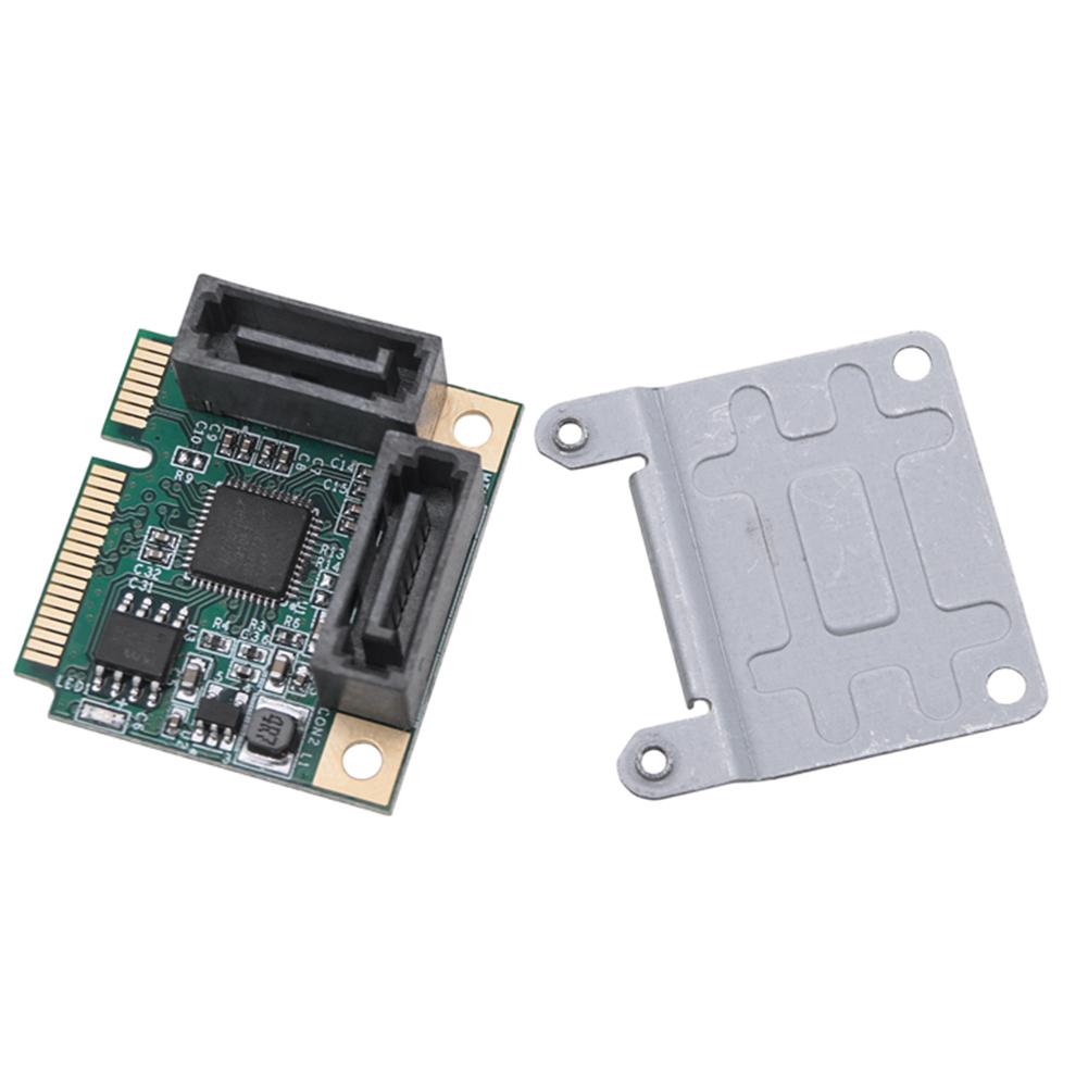 Mini PCI-E To SATA3.0 Adapter M.2 PCI-E 2.0 Riser Card 5/2.5 Gbps Expansion Card 2/4 SATA 3.0 SSD Adapter Card