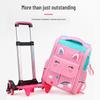 ZIRANYU Detachable Kids Rolling School Backpack