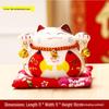 Lucky Cat Ceramic Decor: Creative Japanese Fortune Cat Small Piggy Bank - Ideal Gift for Store Openings