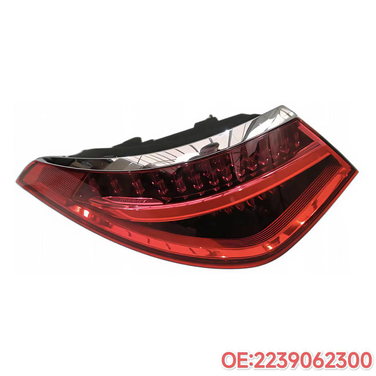 Compatible with Mercedes-Benz S W223 Rear Outer Tail Lights for 2021+ Models (2239062300, 2239062400).