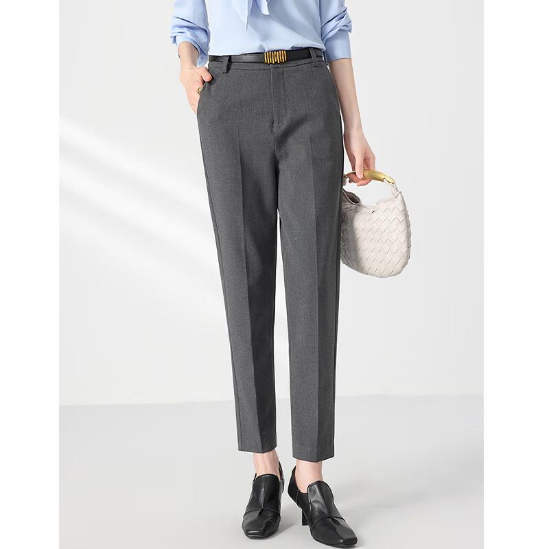 Raphenny Women's Simple Skinny Suit Pants