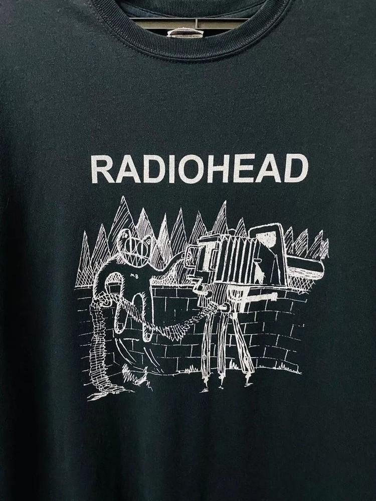 Футболка Radiohead Черная Хлопковая Короткий Рукав Унисекс S-5XL KH13261 Унисекс Футболка S