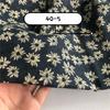 145x50cm Small Floral Pure Cotton Linen Printed Fabric For Women's Clothing, Decorative Fabric DIY Handmade Sewing Cloth TJ20270