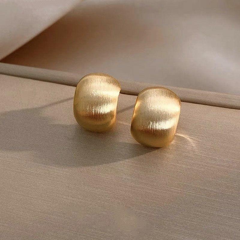 Retro Metal Earrings for Women In Europe and America, Exaggerated Geometric Earrings, Niche Design, Light Luxury, High-end, Temperament Earrings