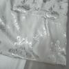 This White Heavy-weight Peacock and Peony Jacquard Fabric Can Be Used for Wedding Dresses Formal Gowns Designer Clothing Fabrics