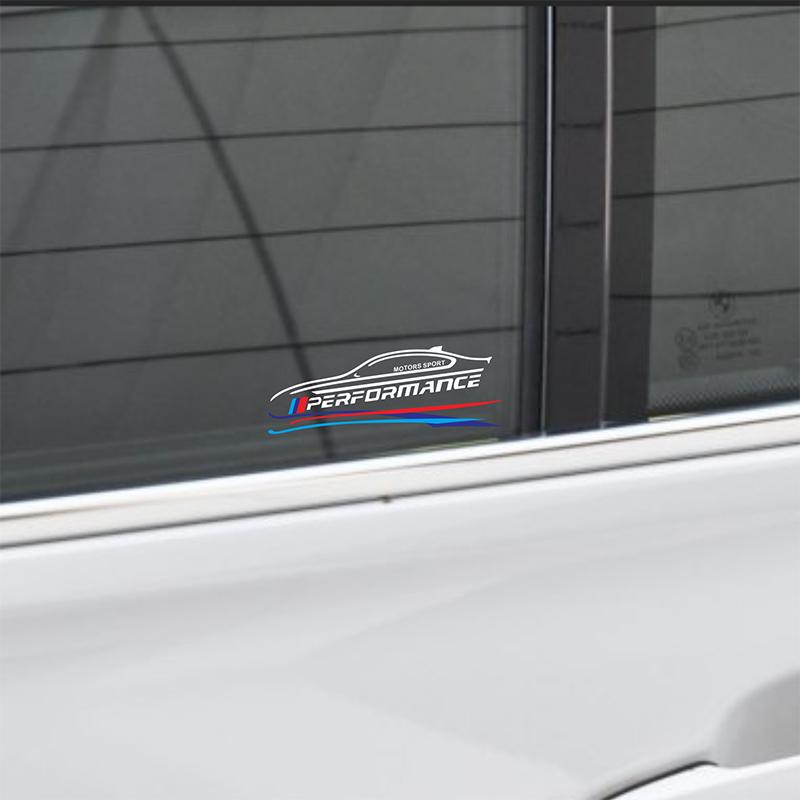 2pcs M Power Performance Car Rearview Mirror Sticker for BMW 1 3 4 5 7 Series F18 F10 F25 F30 F31 F34 GT X1 X3 X4 X5 X6 F15 F16