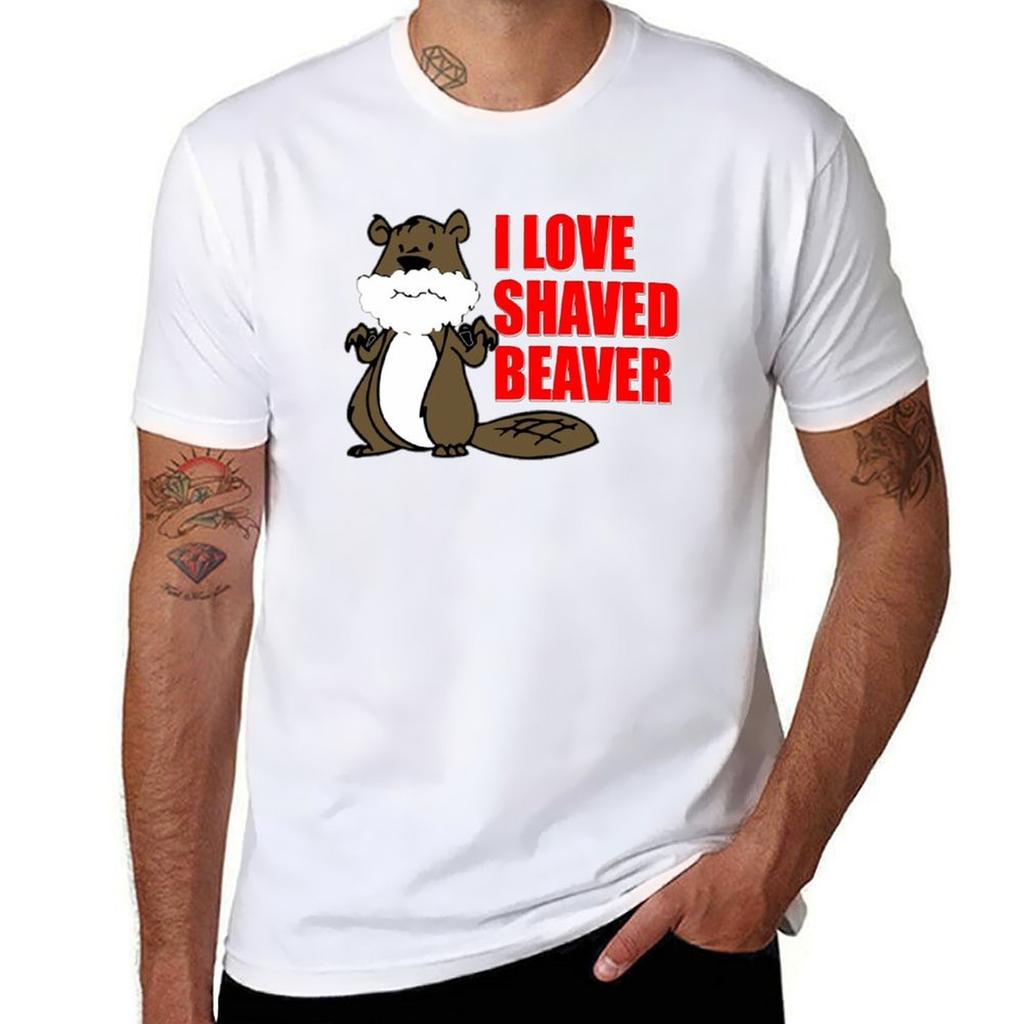 Funny T Shirt I Love Shaved Beaver Dirty Tshirt Trendy Pattern Tshirt For Unisex