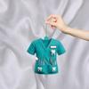 Elegant Acrylic Flat Dentist Costume Pendant Charm Keychain For Surgical Professionals Lightweight Decorative Accessory