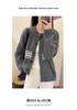 Women's 100% Pure Wool Cable Knit Round Neck Cardigan for Autumn/Winter - Soft, Slimming Sweater Coat