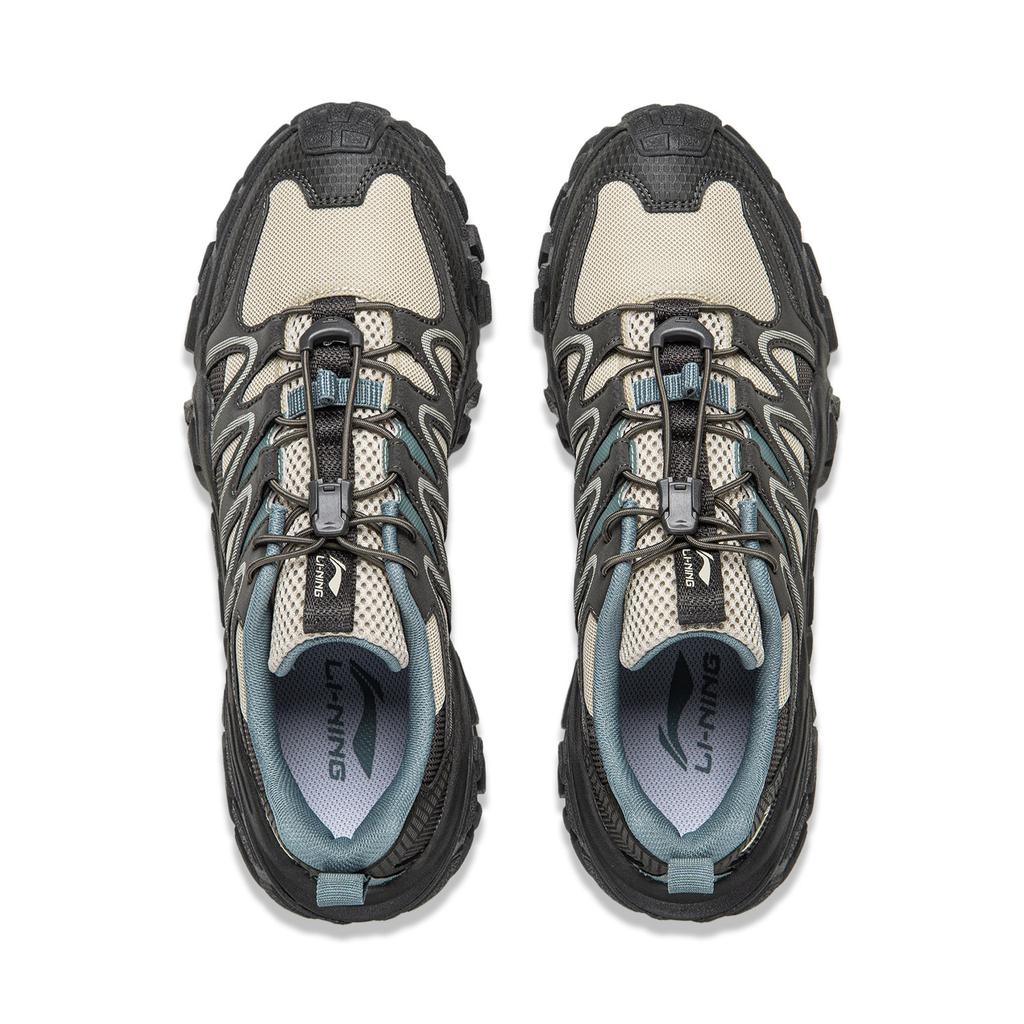 Li Ning Sand Dune Cushioning Slip Resistant Abrasion Resistant Support Low Top Outdoor Shoes Men's AGCW093-2