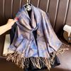Sciarpa Paisley da Donna Sensazione Cashmere Scialli Pashmina Nappa Hijab Fasce per Capelli Femme Sciarpe Invernali Foulard Bufanda