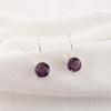 Amethyst Earrings Gemstone Jewelry, 925 Solid Sterling Silver Earrings, Gift For Women Handmade Earrings For Wedding Gift