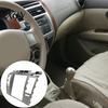 ABS Plastic Radio Installation Trim 9.7 Inch Vertical Car Dash Kit for Nissan Tiida 2005-2010, Stereo Split Navigation Panel Frame with AC Trim,