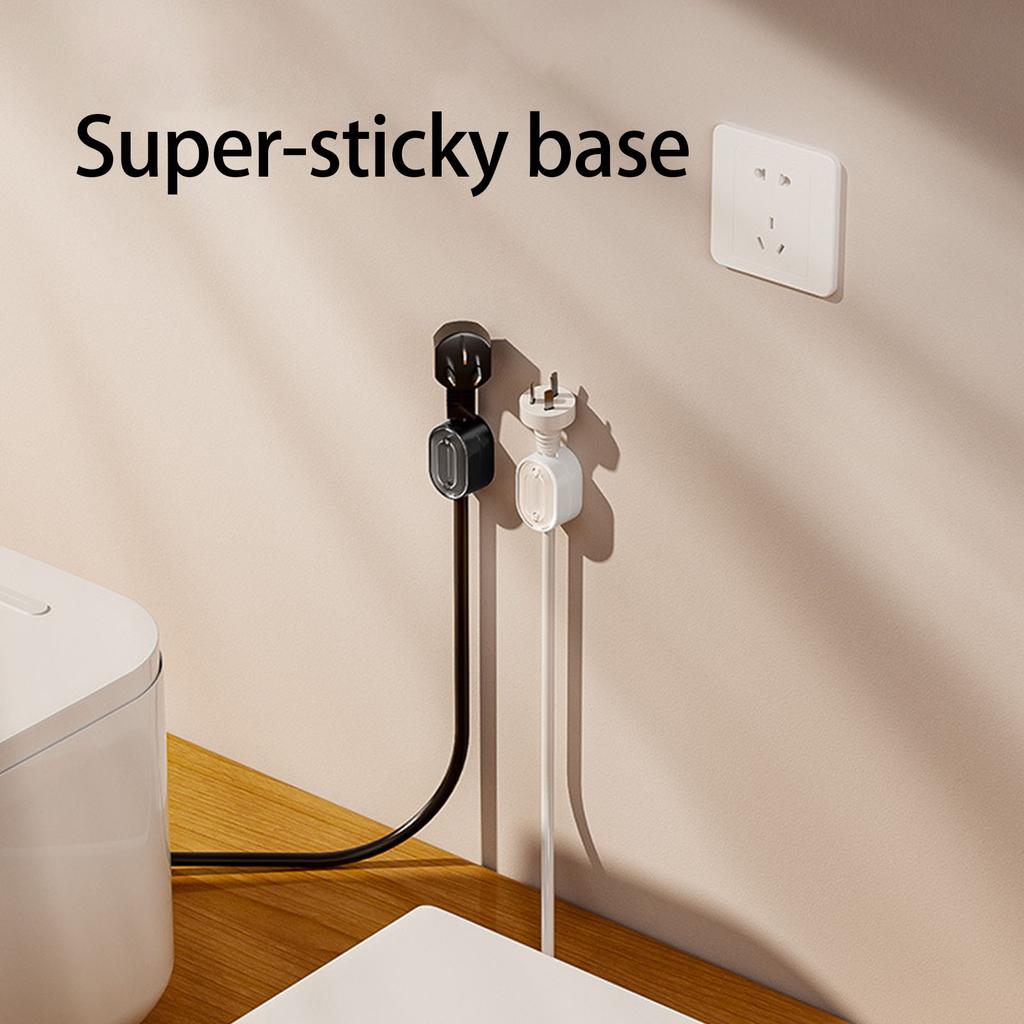 6pcs Cable Organizers Clip Adhesive Backed Designs for Easy Installation and Tangles Cord Managements Home or Office