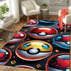 1Pc Pokeball Collection Artwork Rug, Office Carpet Indoor Outdoor Doormat, Non-Slip Soft, Living Room, Christmas Halloween Gift. M928250