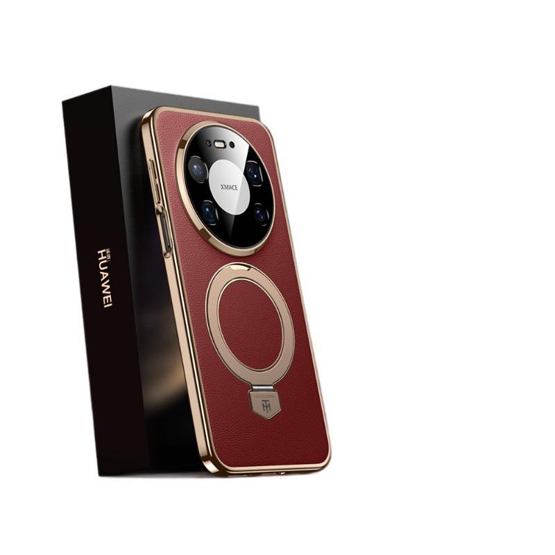 Premium Leather-Style Magnetic Kickstand Case Mate 80 Pro Max Full Coverage Shockproof With Built-in Stand