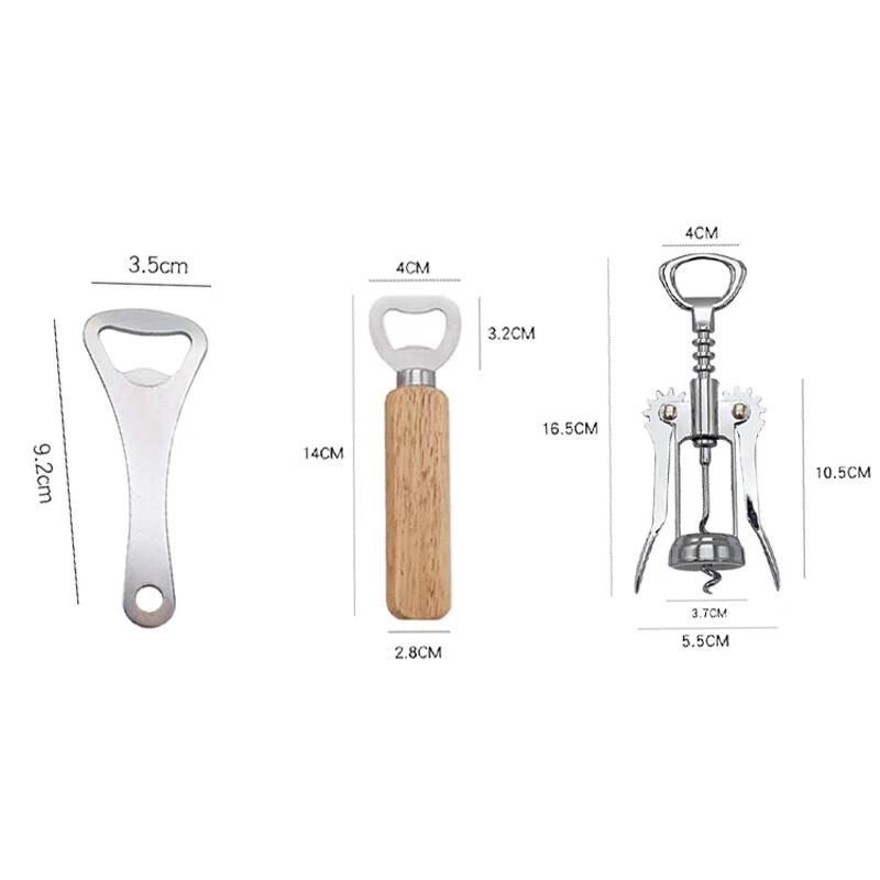 GZE337 Wooden Handle Bottle Opener