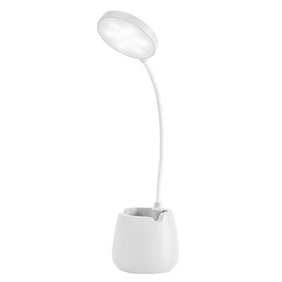 Small Desk Light Eye Protection Adjustable Flexible LED Rechargeable Bedside Lamp for Student