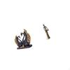 Elegant Swan And Tribal Lady Fusion Figurine Resin Art Sculpture for Home Entrance Desk Bookshelf