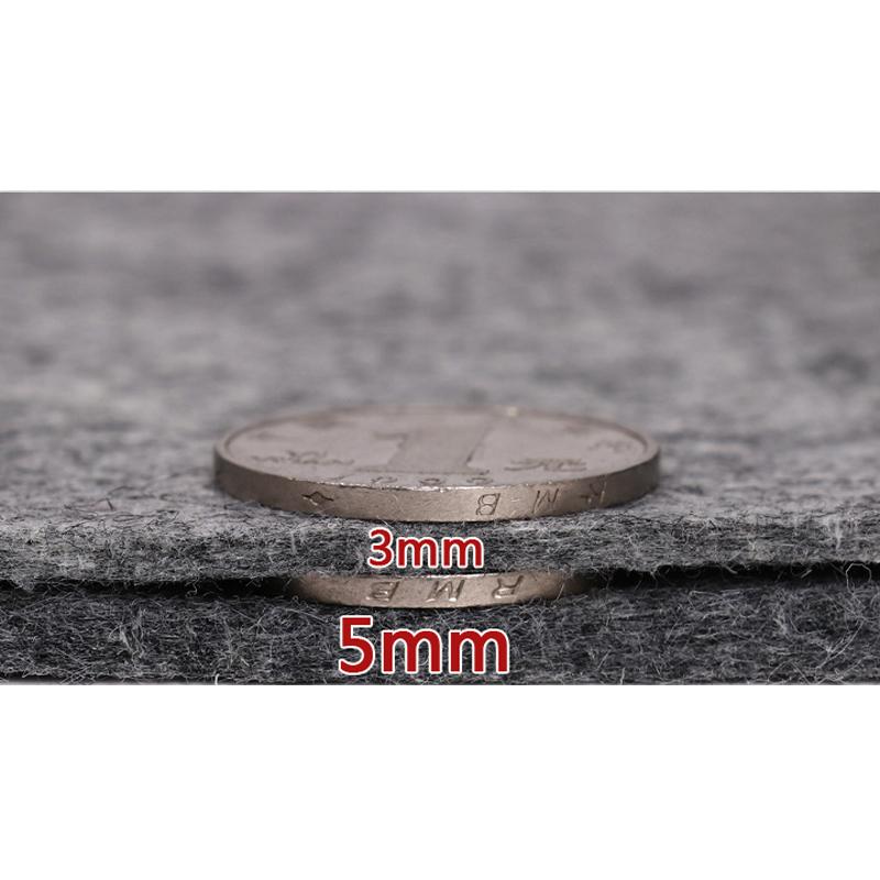 3mm 5mm Thick Calligraphy Painting Felt Pad Soft Wool Felt Mat 60x120cm Portable Beginner Table Mat DIY Sewing Writing Accessory