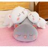 40/ 50CM Peach Cat Plush Toys White Grey Stuffed Peach Cat Children's Gift Animal Doll